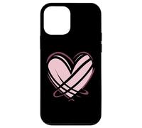 Abstract Pretty Pink & Plum Heart Modern Valentine Love Case for iPhone 12 mini