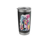 Abstract Priest Cross Graffiti Pop Portrait Graphic Art Stainless Steel Insulated Tumbler