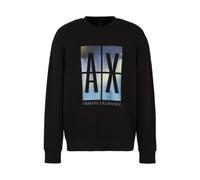 Abstract Print Jersey Sweatshirt - male - Armani Exchange - Sweatshirts - Black - S - Sweatshirts & Hoodies S