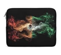 Abstract Print Mexico Flag Laptop Case Sleeve Bag 17inch Durable Shockproof Protective Computer Carrying Cover Briefcase