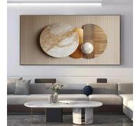 Abstract Print Wall Art Retro Striped Geometry Canvas Painting for Living Room Canvas Poster Modern Home Decor 55x110cm Frameless