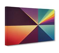 Abstract Prism Art Canvas Wall Art Print 30x20 Inch | Ready to Hang, Gallery Wrapped, Fade-Resistant Inks, Securely Packaged, UK Made