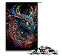 Abstract Psychedelic Puzzles Pieces for Adults Jigsaw Puzzles Relaxing Entertainment Home Decor 1000 PCS(75x50cm)