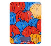 Abstract Pumpkin Patterns Red and Blue Dieting scale food 11lb/0.18oz, 5kg/5g kitchen digital scales with 4 unit for Baking Spices Baking (Batteries not Included)
