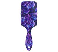 Abstract Purple and Blue Roses in The Style Of Cubism Detailed Painting with A Dark Background Showing A Floral Pattern in Vibrant Colors Highly Detailed with Rich Brush Strokes Like An