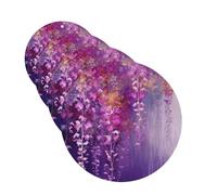 Abstract Purple Weeping Flower Car Air Freshener Cards for Women Men 4 Pack Cute Car Accessories Long Lasting Scent Car Diffuser Hanging Auto Aromatherapy Tablets Car Fresheners Gifts