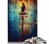 Abstract Raven Art Puzzle for Adults And Teenagers 1000 Pieces Wood Puzzles for Adults& Teens Age 12 Years Up 1000pcs (75x50cm)
