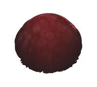 Abstract Red Dragonfly Print Premium Double Layer Shower Cap For Women With Reusable Shower Cap For Hair - Waterproof Plastic Cap - Shower Caps For Long, Short And Curly Hairs