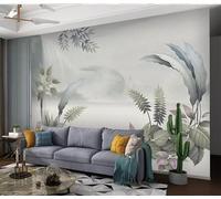 Abstract Retro Hand Painted Waterfall Flower 3D Wallpaper Easy Install Feature Office Living Room Sofa Bedroom TV Background Wall Decoration-250cm×170cm