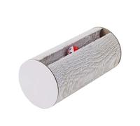 Abstract Roller Corrugated Paper Bell Cat Scratching Board Claw Grinding Toy for Feline Entertainment Stress Relief Interactive Play