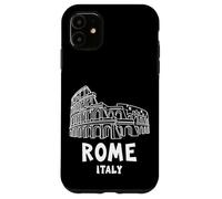 Abstract Rome Italy Colosseum Illustration Graphic Design Case for iPhone 11