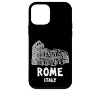 Abstract Rome Italy Colosseum Illustration Graphic Design Case for iPhone 12 mini