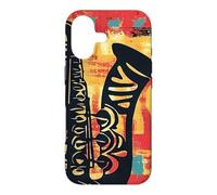 Abstract Saxophone Folk Art Case for iPhone 17