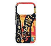 Abstract Saxophone Folk Art Case for iPhone 17 Pro