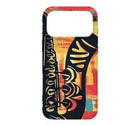 Abstract Saxophone Folk Art Case for iPhone 17 Pro Max