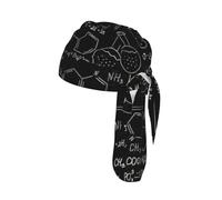 Abstract Science 3D Printed Cycling Bandana Cap, Quick Dry Breathable Helmet Liner Do Rag for Men Women Outdoor