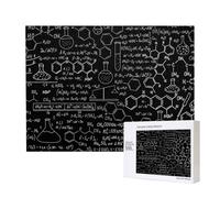 Abstract Science Chemistry,500 Pieces Wooden Jigsaw Family Game Jigsaw Puzzles for Adults Teens Home Decor