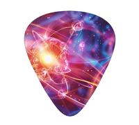 Abstract Science Chemistry - Guitar Picks-12 Pack Includes Thin, Medium & Heavy Gauges, Best Gift for Guitar Lovers