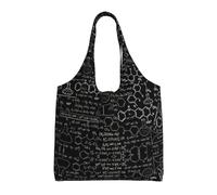 Abstract Science Chemistry Illustration 3d Aesthetic Tote Bag For Girls : With Full-Page Printing For Women Lady Canvas Polyester Tote Bag