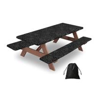 Abstract Science Chemistry Illustration 3d Print Camping Essentials Waterproof Camping Table And Bench Cover With Drawstring Bag 183 Cm