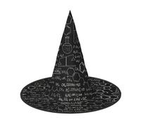 Abstract Science Chemistry Illustration 3d Print Halloween Wide Brim Foldable Hat Suitable For Cosplay,Masquerade And Carnival-1 Piece