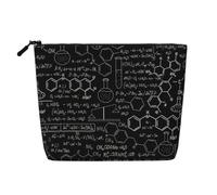 Abstract Science Chemistry Illustration 3D Print Lightweight Portable Makeup Bag Women Large-Capacity Cosmetic Pouch Toiletry Travel