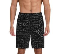 Abstract Science Chemistry Men'S 1-Pack Sleep Shorts Loungewear With Side Pockets, Breathable Fit, Available In Big.