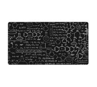 Abstract Science Chemistry,Mouse Pad Large Desk Pad Computer Keyboard Mouse Mat with Non Slip Rubber Base 40 x 70 cm