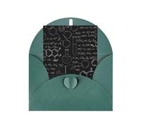 Abstract Science Chemistry Print Adorable Blank Cards& Envelopes,Unique Designs Perfect for Festivals, Invitations