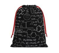 Abstract Science Chemistry Print Drawstring Bag wrap, String Pouches, Premium Packaging Bags for Business & Events L