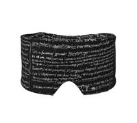 Abstract Science Chemistry Print Print Soft Eye and Ear Muffs for Adults Sleeping Protection Cover for Travel Nap Relief