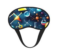 Abstract Science Chemistry Print Sleep for Adults Comfortable Eye Mask for Travel Camping Light Blocking Nap Cover