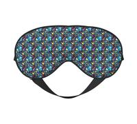 Abstract Science Chemistry Print Soft Eye Mask Beneficial Block Light Nap Night Use Travel Camping Meditation Yoga