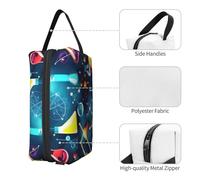 Abstract Science Chemistry Print Toiletry Bag for Men Travel Toiletry Bag, Spacious Capacity Cosmetic Bag for Women