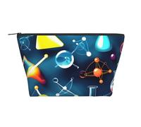 Abstract Science Chemistry Print Women's Makeup Bag Daily Commute Cosmetics Storage Pouch Beach Travel Fashion Toothbrush Bag