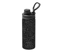 Abstract Science Chemistry Printing 18oz Sports Insulated Kettle for Cycling Gym Basketball Outdoor, Suitable As A Present