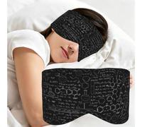 Abstract Science Chemistry, Sleep Mask for Home Travel, Full Eye Covers Light Blocking Eye Mask Sleep Eye and Ear Muffs