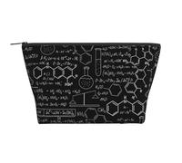 Abstract Science Chemistry, Toiletry Pouch Makeup Bag Cosmetic Bag Portable Travel Toiletry Bag
