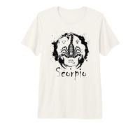 Abstract Scorpio Zodiac Sign with astrologic Symbol Pluto Premium T-Shirt