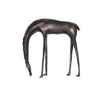 Abstract Sculpture,Modern Art Figurines,Horse Statue Modern Metal Abstract Animal Art Figurine Decorative Sculpture Ornament Home Living Room Study Decor,Black