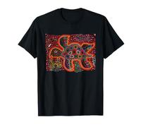 Abstract Sea Turtle Colorful Geometric Ocean Animal Art T-Shirt