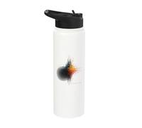 Abstract Shapes with Strong Colours Modern Urban Style Stainless Steel Insulated Water Bottle