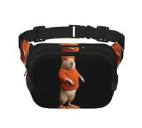 Abstract small animals Printed multifunctional waist bag, unisex trendy messenger bag, travel sports storage bag