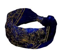 Abstract Southern Hemisphere Constellations Wide Headbands for Women Non Slip Turban Headband Elastic Hair Bands Yoga Hairband Sweat Sports Workout Headwrap