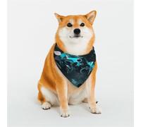 Abstract Space Dog Bandana for Small Medium Large Dogs, Cat Dogs Kerchief Triangle Bibs Scarf for Girl Or Boy