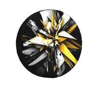 Abstract Spare Tire Cover Waterproof Dustproof Portable RV Truck Trailer Accessories 14 Inch
