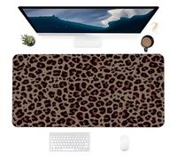 Abstract Spots Large Gaming Mouse Pad, 800x400x3mm Extended gaming mouse mat XXL improved Precision and Speed Mousemat with Stitched Edges, Desk Mat for Keyboard and Mouses