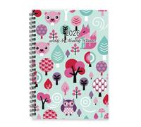 Abstract Spring Tree 2026 Planner A5 To Do List Notebook Planner Mens Diary Organiser 2026 Diary/for Project Week To View Monthly Year with Dotted Line Note Page Slim