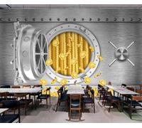 Abstract Stereo Golden Creative Art 3D Wallpaper Luxury Home Dining Decor Paste Sofa Living Room The Wall for Bedroom Mural-430cm×300cm