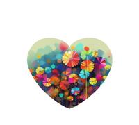 Abstract Style Colorful Flowers Car Air Fresheners 6 Pcs, Funny Hanging Car Air Fresheners Cute Long Lasting Scented Mirror Hanging Decoration Ornaments Gift Interior Decor Accessories For Men Women